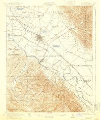 1912 Map of Salinas, CA, 1940 Print