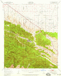 Download a high-resolution, GPS-compatible USGS topo map for San Antonio, CA (1959 edition)