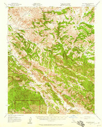 Download a high-resolution, GPS-compatible USGS topo map for San Benito, CA (1958 edition)