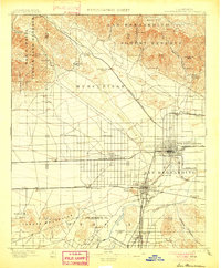 1901 Map of San Bernardino, CA