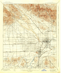 Download a high-resolution, GPS-compatible USGS topo map for San Bernardino, CA (1938 edition)