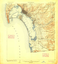 Download a high-resolution, GPS-compatible USGS topo map for San Diego, CA (1911 edition)