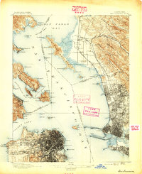 preview thumbnail of historical topo map of San Francisco, CA in 1895