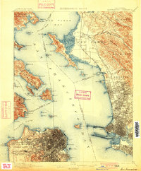 1899 Map of San Francisco, 1900 Print