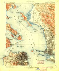 1899 Map of San Francisco, 1908 Print