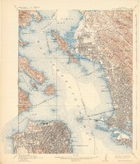 preview thumbnail of historical topo map of San Francisco, CA in 1915