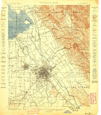1899 Map of San Jose