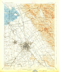 Download a high-resolution, GPS-compatible USGS topo map for San Jose, CA (1926 edition)