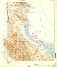 1896 Map of San Mateo
