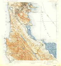 Download a high-resolution, GPS-compatible USGS topo map for San Mateo, CA (1930 edition)