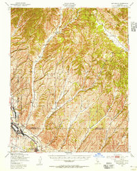 preview thumbnail of historical topo map of Monterey County, CA in 1947
