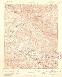 preview thumbnail of historical topo map of Santa Barbara County, CA in 1941