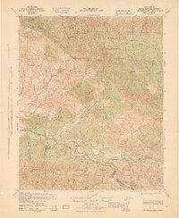 preview thumbnail of historical topo map of Santa Barbara County, CA in 1942