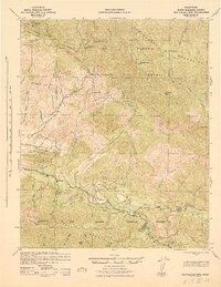preview thumbnail of historical topo map of Santa Barbara County, CA in 1943