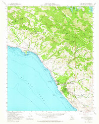 Download a high-resolution, GPS-compatible USGS topo map for San Simeon, CA (1966 edition)