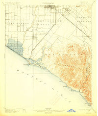Download a high-resolution, GPS-compatible USGS topo map for Santa Ana, CA (1915 edition)