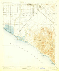 Download a high-resolution, GPS-compatible USGS topo map for Santa Ana, CA (1925 edition)