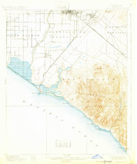 Download a high-resolution, GPS-compatible USGS topo map for Santa Ana, CA (1932 edition)