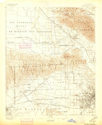 preview thumbnail of historical topo map of Santa Monica, CA in 1896