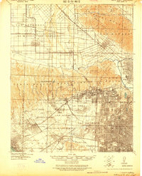 preview thumbnail of historical topo map of Santa Monica, CA in 1921