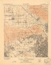 historical topo map of Santa Monica, CA in 1920