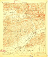 Download a high-resolution, GPS-compatible USGS topo map for Santa Paula, CA (1910 edition)