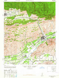 Download a high-resolution, GPS-compatible USGS topo map for Santa Paula, CA (1964 edition)