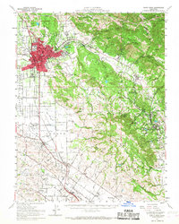 Download a high-resolution, GPS-compatible USGS topo map for Santa Rosa, CA (1968 edition)