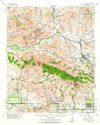 preview thumbnail of historical topo map of Santa Susana, CA in 1941