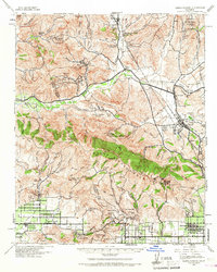 Download a high-resolution, GPS-compatible USGS topo map for Santa Susana, CA (1967 edition)