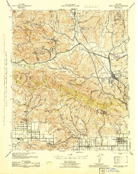 preview thumbnail of historical topo map of Santa Susana, CA in 1943