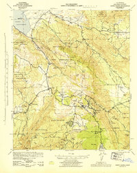 preview thumbnail of historical topo map of San Diego County, CA in 1943