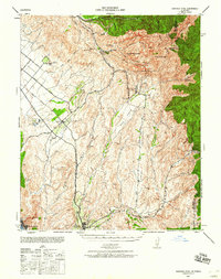 Download a high-resolution, GPS-compatible USGS topo map for Santiago Peak, CA (1960 edition)