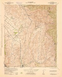 preview thumbnail of historical topo map of Orange County, CA in 1942