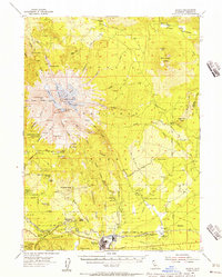 Download a high-resolution, GPS-compatible USGS topo map for Shasta, CA (1956 edition)