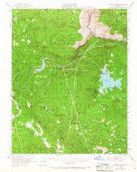 Download a high-resolution, GPS-compatible USGS topo map for Shaver Lake, CA (1966 edition)