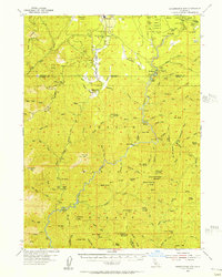 preview thumbnail of historical topo map of Shasta County, CA in 1954