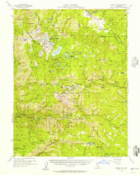 Download a high-resolution, GPS-compatible USGS topo map for Sierra City, CA (1957 edition)