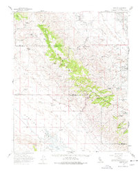 preview thumbnail of historical topo map of Kern County, CA in 1959