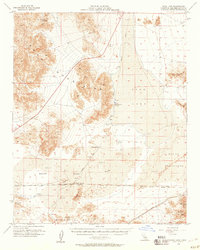 Download a high-resolution, GPS-compatible USGS topo map for Soda Lake, CA (1957 edition)
