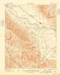 1915 Map of Soledad, CA, 1948 Print