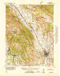 1942 Map of Sonoma