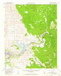 Download a high-resolution, GPS-compatible USGS topo map for Springville, CA (1961 edition)