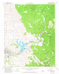 Download a high-resolution, GPS-compatible USGS topo map for Springville, CA (1967 edition)