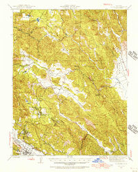 Download a high-resolution, GPS-compatible USGS topo map for St Helena, CA (1966 edition)