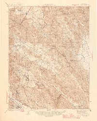 1945 Map of St. Helena