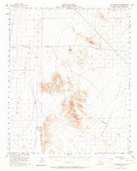 Download a high-resolution, GPS-compatible USGS topo map for Stepladder Mts, CA (1964 edition)