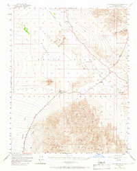 preview thumbnail of historical topo map of Inyo County, CA in 1952