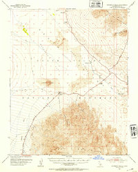 preview thumbnail of historical topo map of Inyo County, CA in 1952