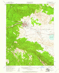 Download a high-resolution, GPS-compatible USGS topo map for Susanville, CA (1961 edition)